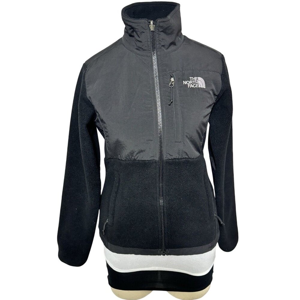The North Face Womens XS/TP Polartec Recycled Fleece Jacket Black